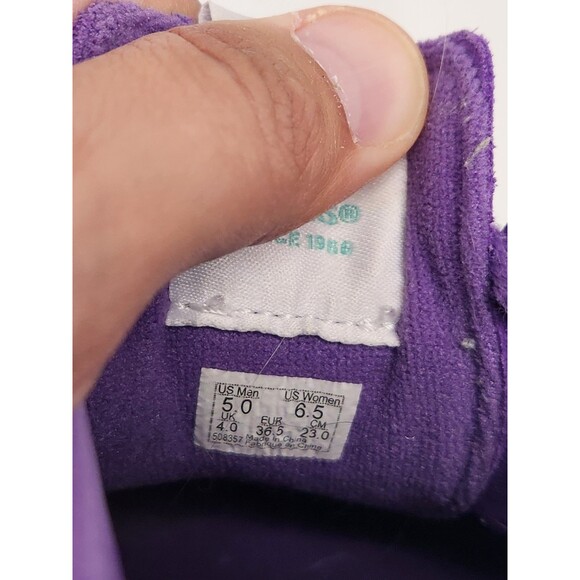 Vans Old Skool Shoes Unisex Men‎ 5 Women 6.5 Purple Suede Skate Sneakers - Picture 10 of 10